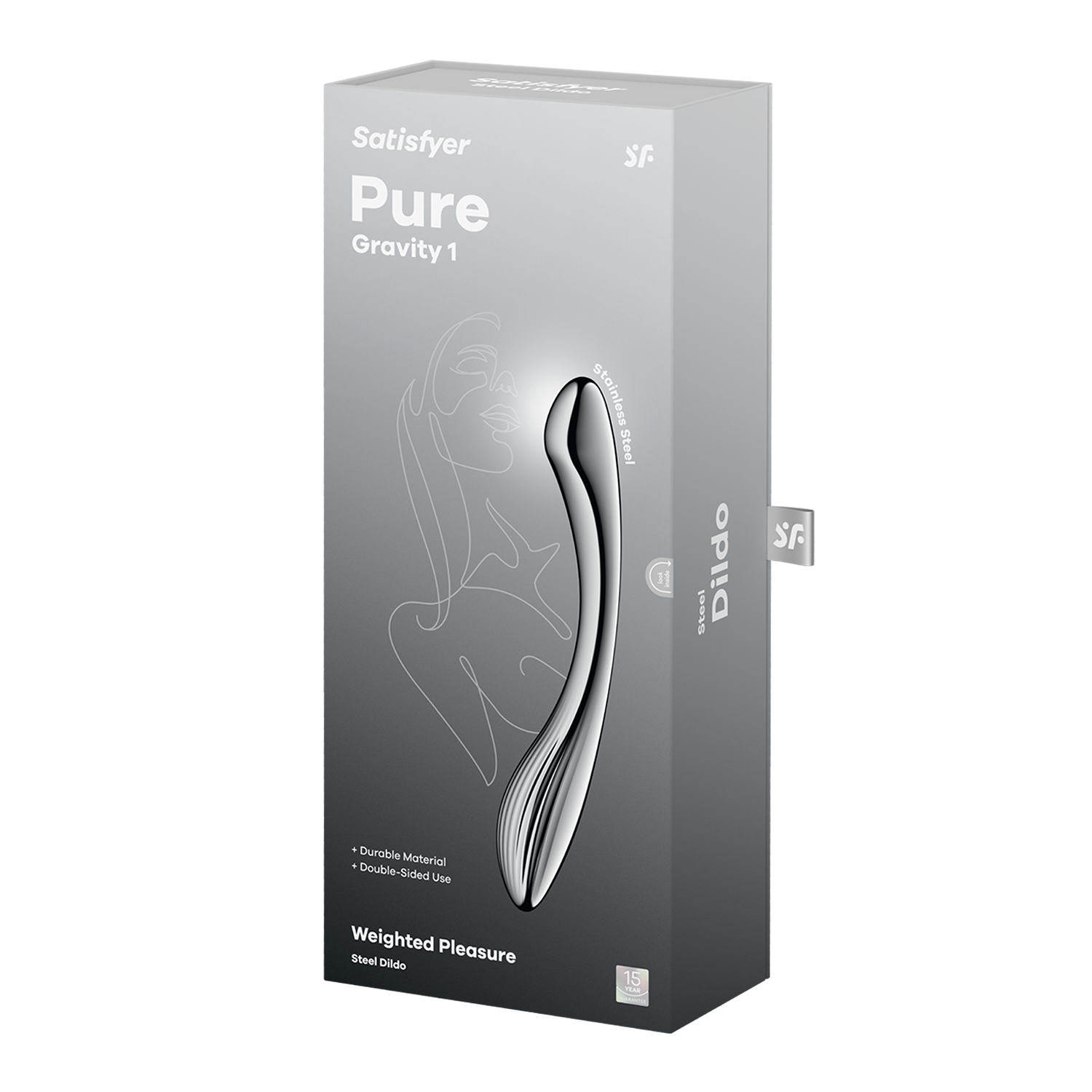 Satisfyer - Pure Gravity 1 - RVS Dildo-Rimbastore.com