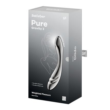 Satisfyer - Pure Gravity 3 - RVS Dildo-Rimbastore.com