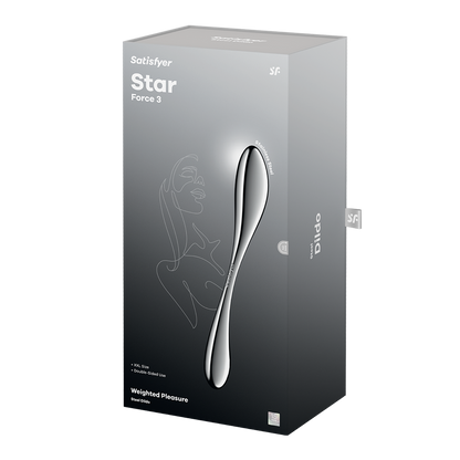 Satisfyer - Star Force 3 - RVS Dildo-Rimbastore.com