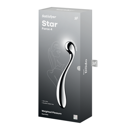 Satisfyer - Star Force 4 - RVS Dildo-Rimbastore.com