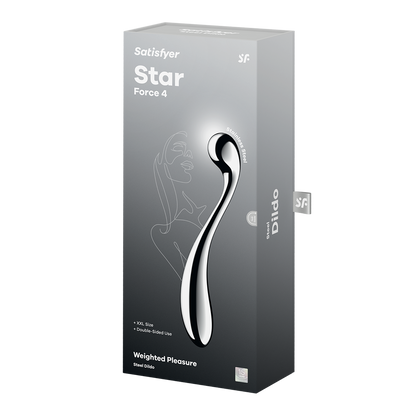 Satisfyer - Star Force 4 - RVS Dildo-Rimbastore.com