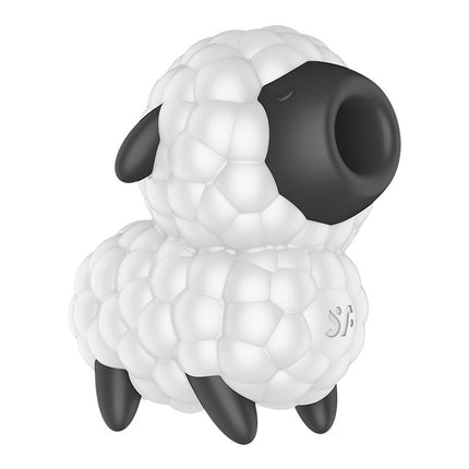 Satisfyer - Dreamy Sheep - Luchtdruk Vibrator - Zwart/Wit-Rimbastore.com
