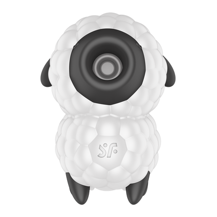 Satisfyer - Dreamy Sheep - Luchtdruk Vibrator - Zwart/Wit-Rimbastore.com