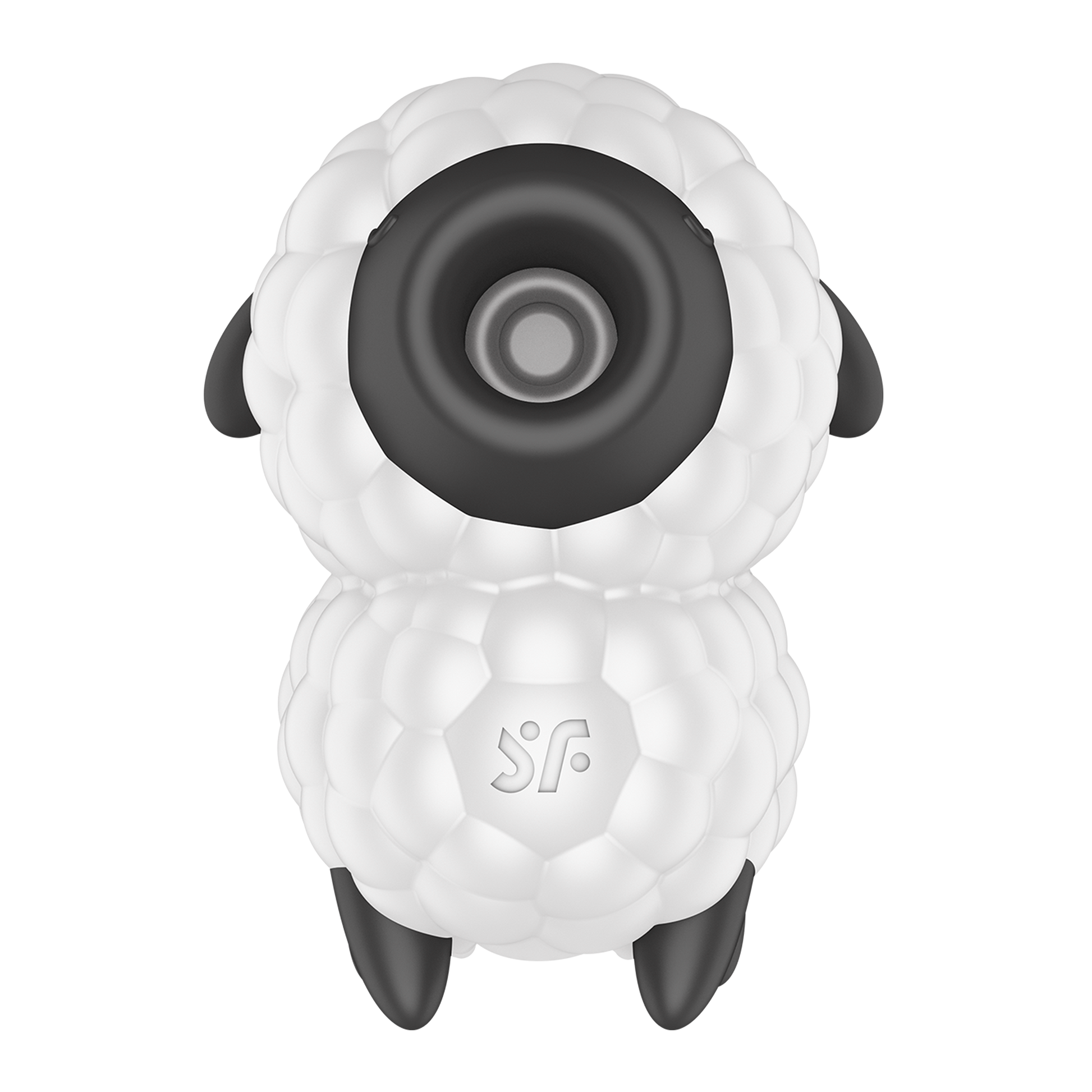 Satisfyer - Dreamy Sheep - Luchtdruk Vibrator - Zwart/Wit-Rimbastore.com