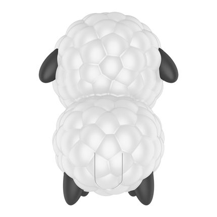 Satisfyer - Dreamy Sheep - Luchtdruk Vibrator - Zwart/Wit-Rimbastore.com