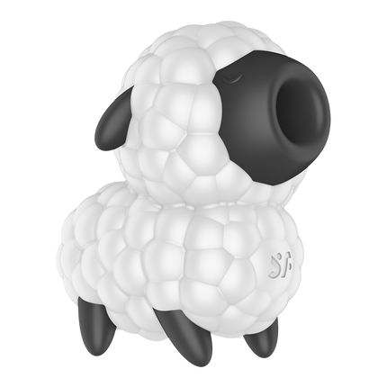 Satisfyer - Dreamy Sheep - Luchtdruk Vibrator - Zwart/Wit-Rimbastore.com