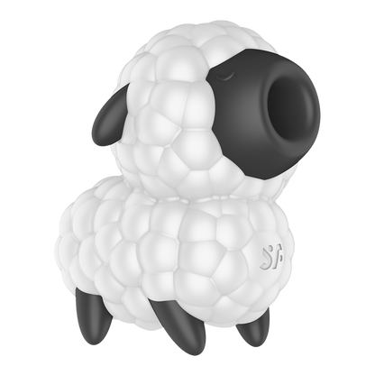Satisfyer - Dreamy Sheep - Luchtdruk Vibrator - Zwart/Wit-Rimbastore.com