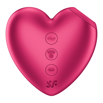 Satisfyer - Cutie Heart - Luchtdruk Vibrator - Op Batterijen - Roze