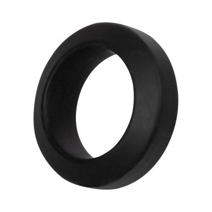Rimba Bondage Play – Siliconen Cockring – Zwart - Verkrijgbaar in verschillende maten-Erotiekvoordeel.nl