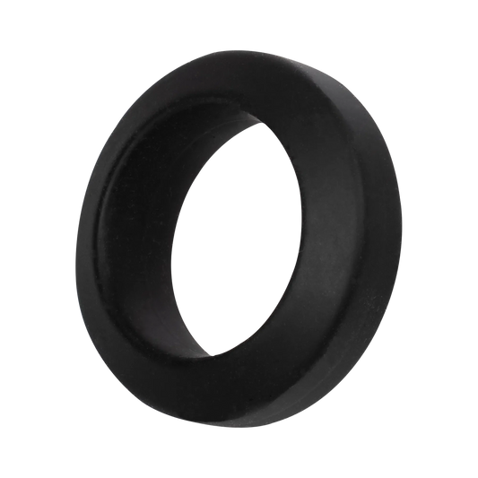 Rimba Bondage Play – Siliconen Cockring – Zwart - Verkrijgbaar in verschillende maten-Erotiekvoordeel.nl