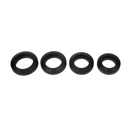 Rimba Bondage Play – Siliconen Cockring – Zwart - Verkrijgbaar in verschillende maten-Erotiekvoordeel.nl