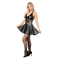 Amorable - Sexy Wetlook Jurkje met Kant - Zwart-Erotiekvoordeel.nl
