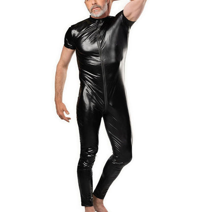 Amorable - Wetlook Heren Overall - Zwart-Rimbastore.com