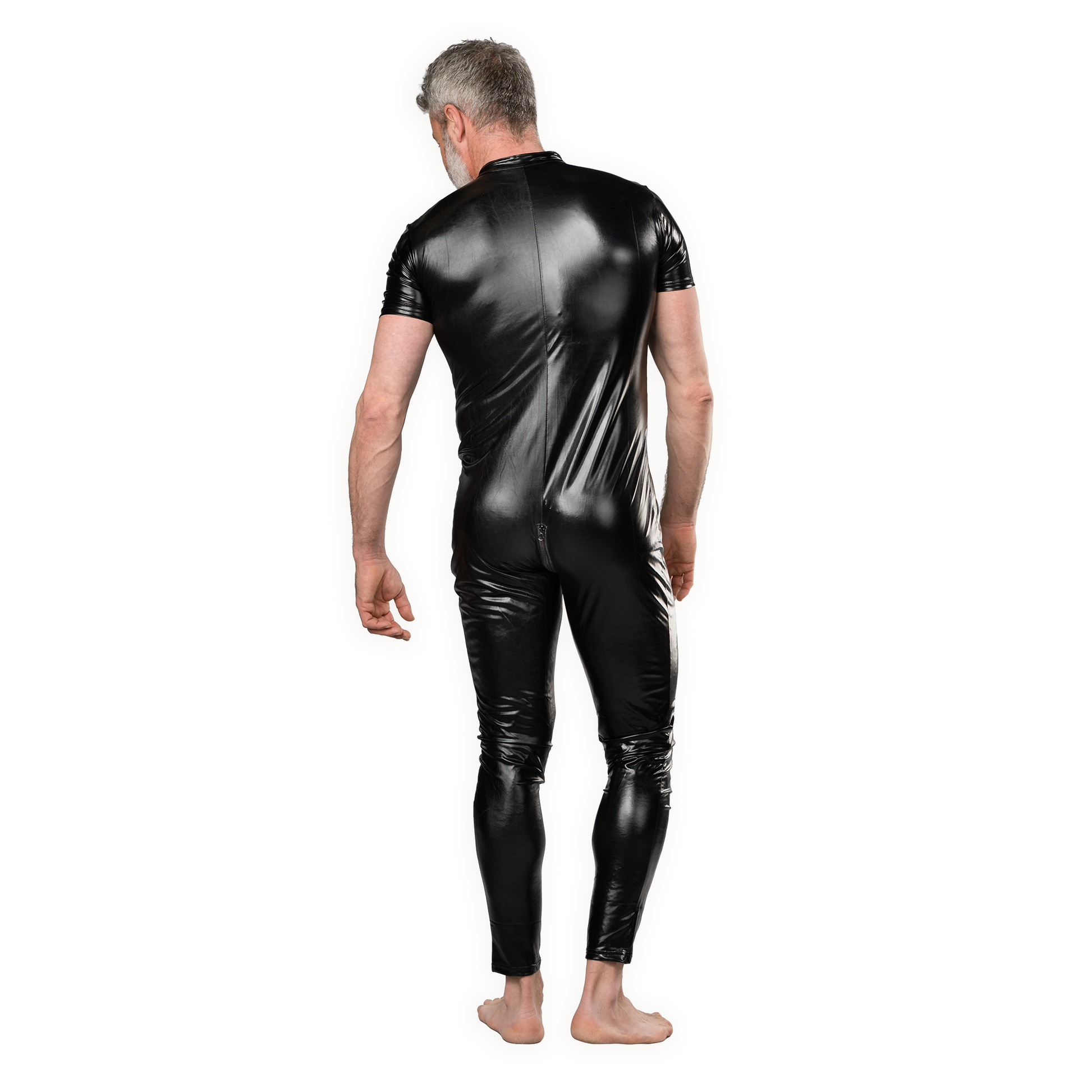 Amorable - Wetlook Heren Overall - Zwart-Rimbastore.com