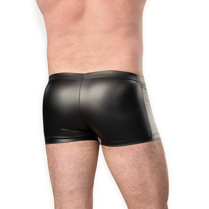 Amorable - Wetlook Herenshort - Zwart-Erotiekvoordeel.nl