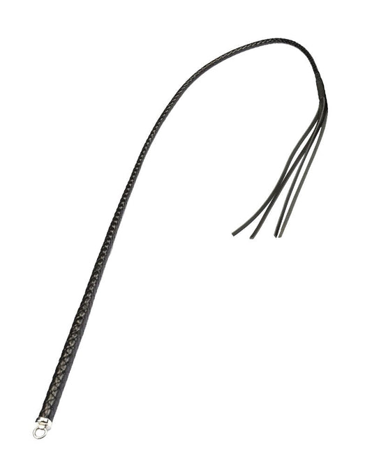 RISE - BDSM Zweep - Feather Single Tail - Zwart-Erotiekvoordeel.nl