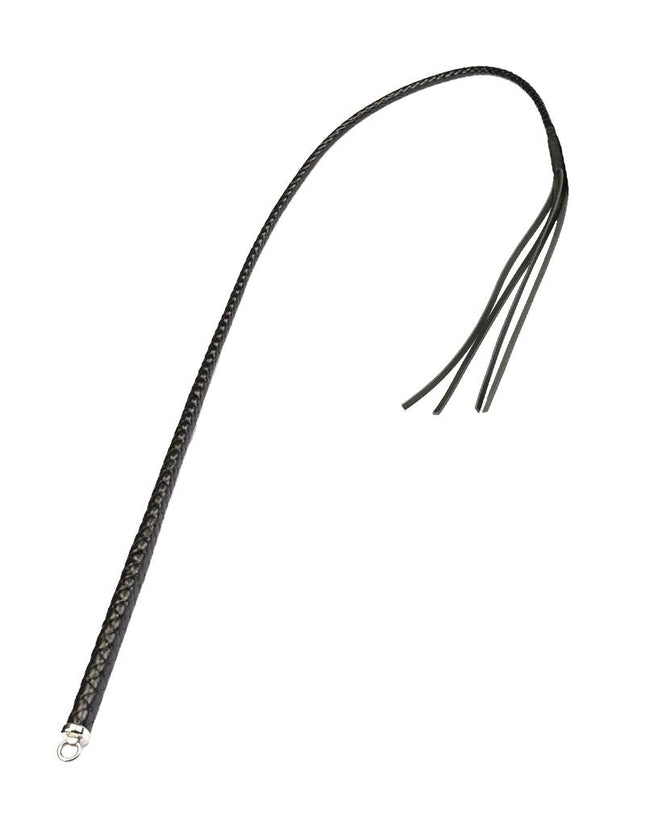 RISE - BDSM Zweep - Feather Single Tail - Zwart-Erotiekvoordeel.nl