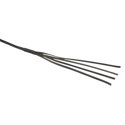 RISE - BDSM Zweep - Feather Single Tail - Zwart-Erotiekvoordeel.nl