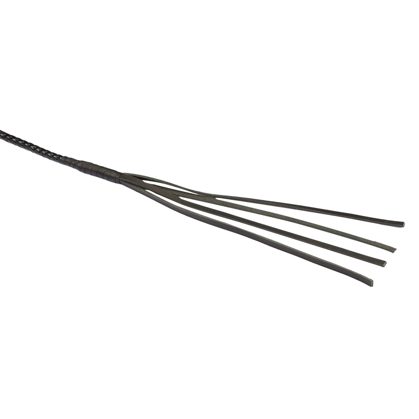 RISE - BDSM Zweep - Feather Single Tail - Zwart-Erotiekvoordeel.nl
