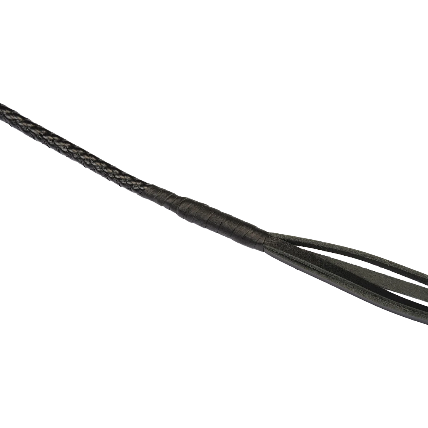 RISE - BDSM Zweep - Feather Single Tail - Zwart-Erotiekvoordeel.nl