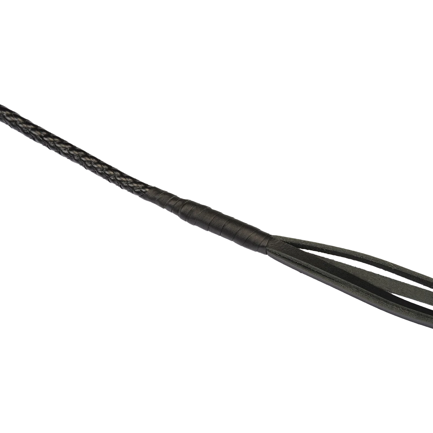 RISE - BDSM Zweep - Feather Single Tail - Zwart-Erotiekvoordeel.nl