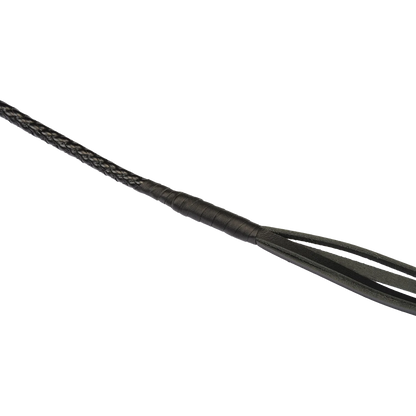RISE - BDSM Zweep - Feather Single Tail - Zwart-Erotiekvoordeel.nl