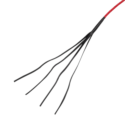 RISE - BDSM Zweep - Feather Single Tail - Rood-Erotiekvoordeel.nl