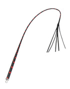 RISE - BDSM Zweep - Feather Single Tail - Zwart/Rood-Erotiekvoordeel.nl