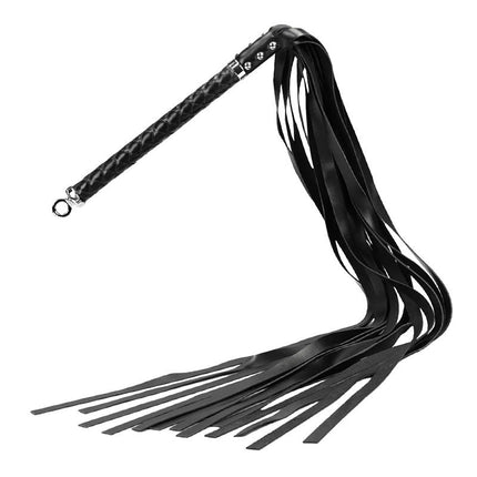 RISE - Lange Flogger met Zachte Strengen - Zwart-Rimbastore.com