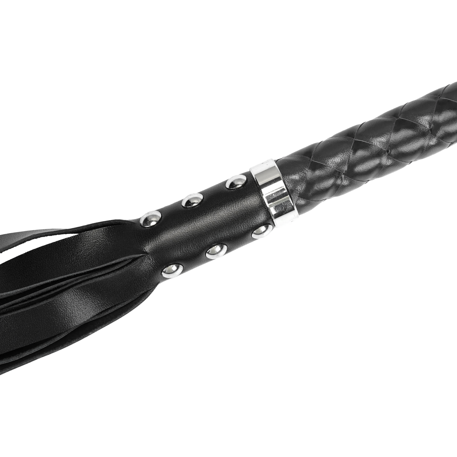 RISE - Lange Flogger met Zachte Strengen - Zwart-Rimbastore.com