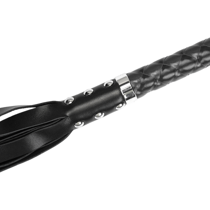 RISE - Lange Flogger met Zachte Strengen - Zwart-Rimbastore.com