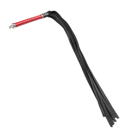 RISE - Lange Flogger met Zachte Strengen - Rood-Rimbastore.com