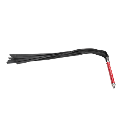 RISE - Lange Flogger met Zachte Strengen - Rood-Rimbastore.com