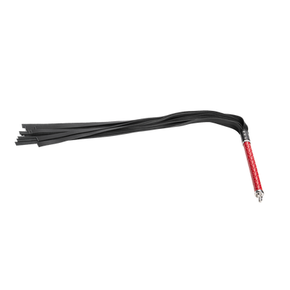 RISE - Lange Flogger met Zachte Strengen - Rood-Rimbastore.com