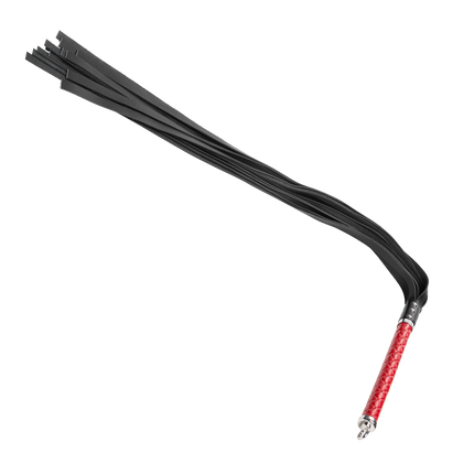 RISE - Lange Flogger met Zachte Strengen - Rood-Rimbastore.com