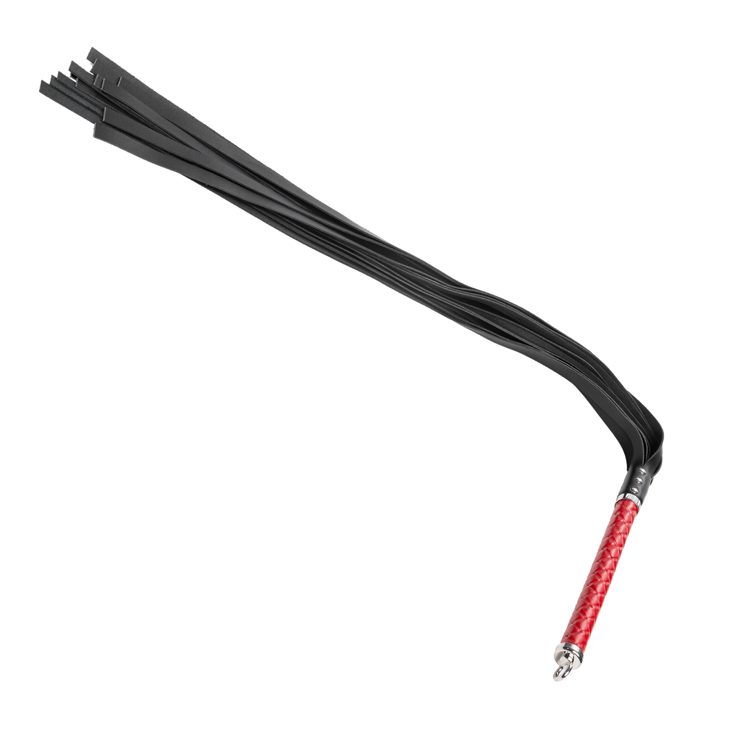 RISE - Lange Flogger met Zachte Strengen - Rood-Rimbastore.com