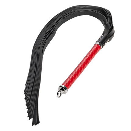RISE - Lange Flogger met Zachte Strengen - Rood-Rimbastore.com