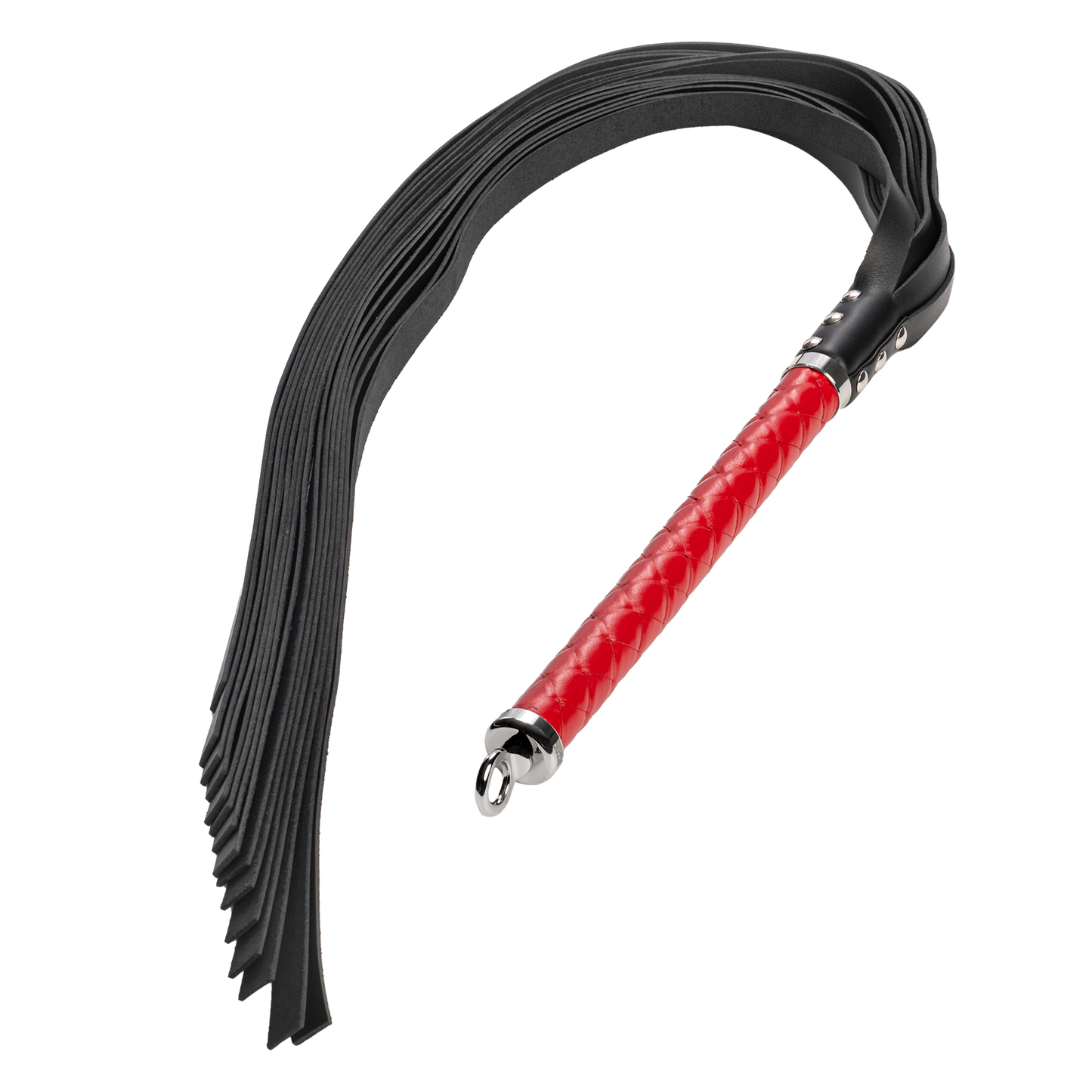 RISE - Lange Flogger met Zachte Strengen - Rood-Rimbastore.com