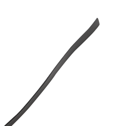 RISE - Lange Flogger met Zachte Strengen - Zwart/Rood-Rimbastore.com