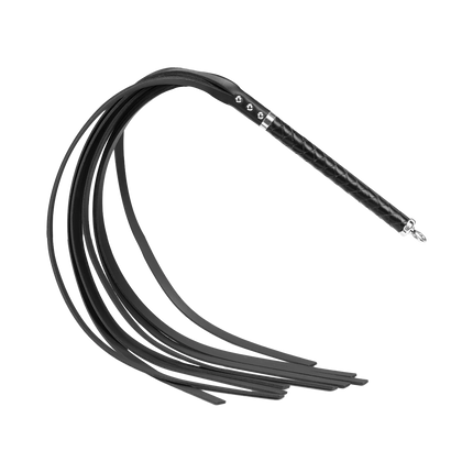 RISE - Lange Flogger met Harde Strengen – Zwart-Rimbastore.com