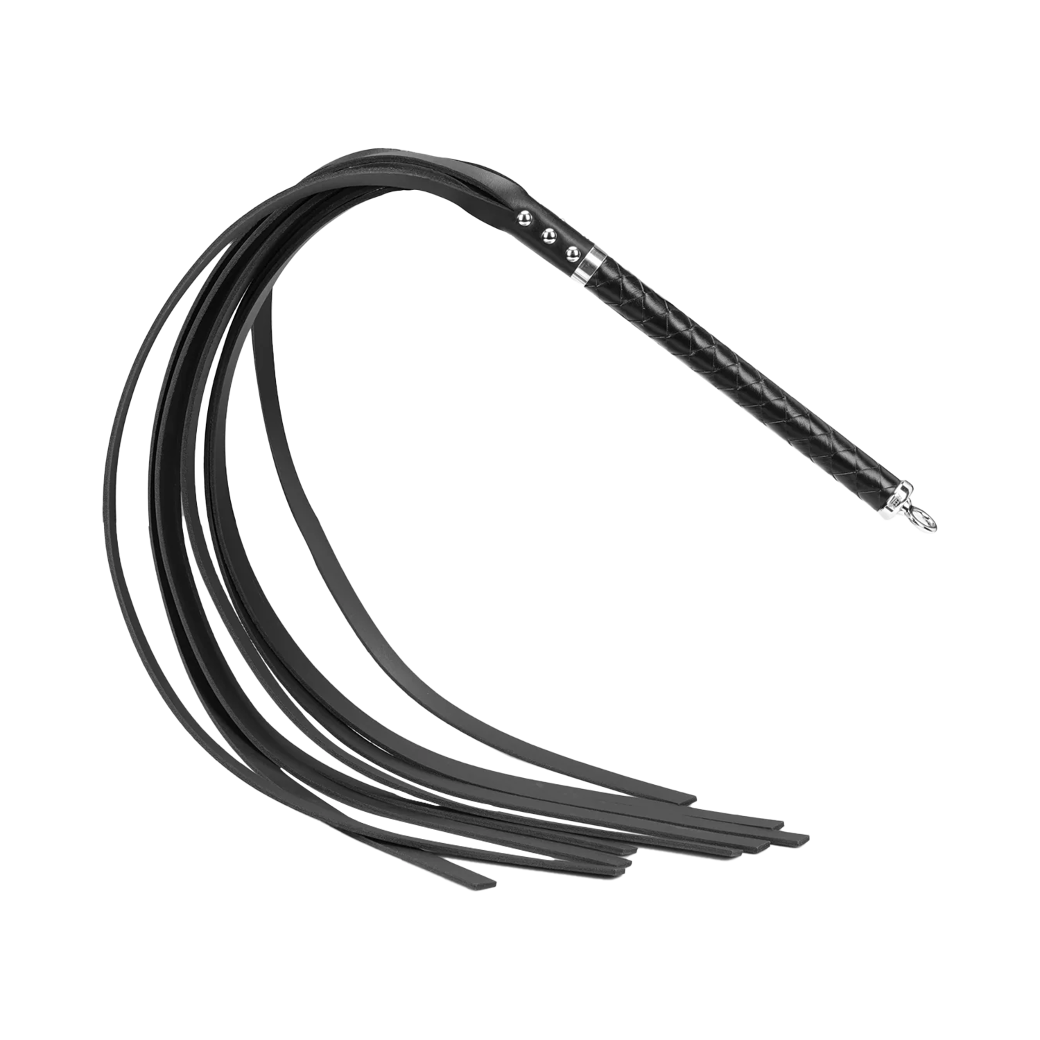 RISE - Lange Flogger met Harde Strengen – Zwart-Rimbastore.com