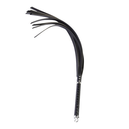 RISE - Lange Flogger met Harde Strengen – Zwart-Rimbastore.com