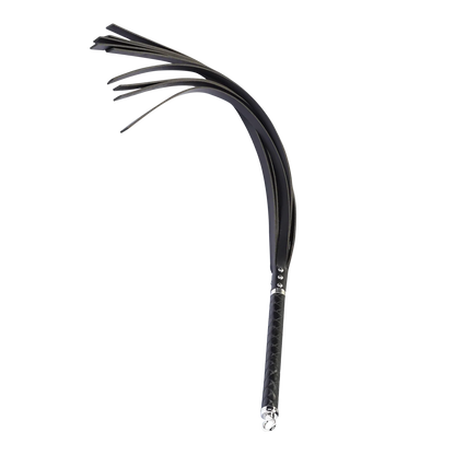 RISE - Lange Flogger met Harde Strengen – Zwart-Rimbastore.com
