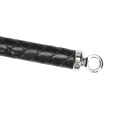 RISE - Lange Flogger met Harde Strengen – Zwart-Rimbastore.com