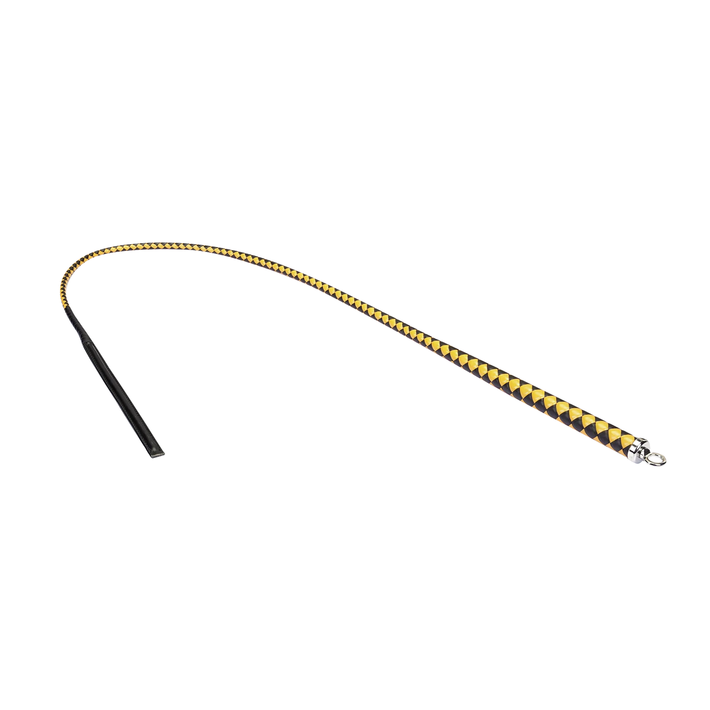 RISE - BDSM Zweep - Feather Wide Single Tail - Zwart/Goud-Rimbastore.com
