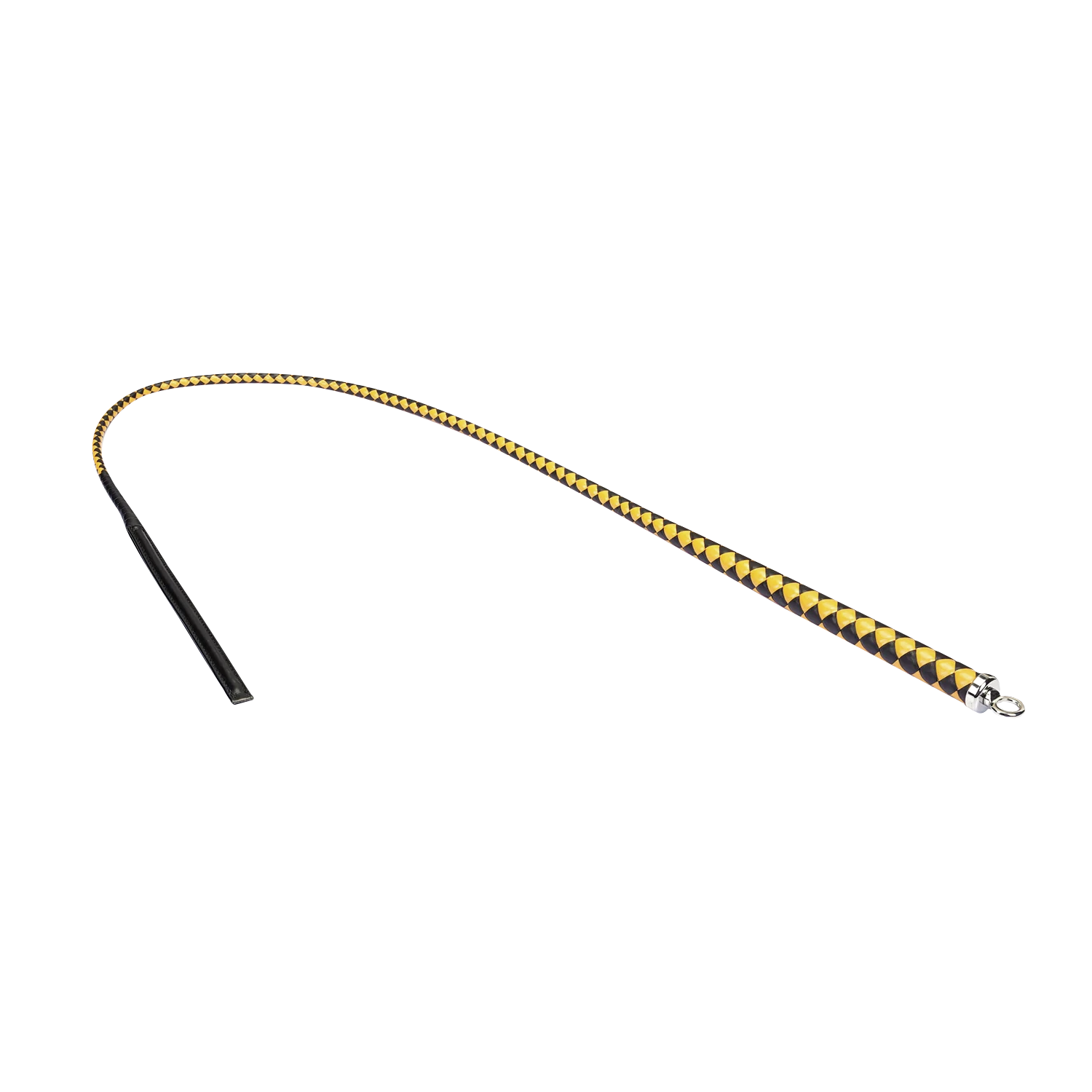 RISE - BDSM Zweep - Feather Wide Single Tail - Zwart/Goud-Rimbastore.com