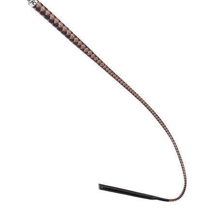 RISE - BDSM Zweep - Feather Wide Single Tail - Wijnrood/Zwart-Rimbastore.com