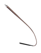 RISE - BDSM Zweep - Feather Wide Single Tail - Wijnrood/Zwart-Rimbastore.com