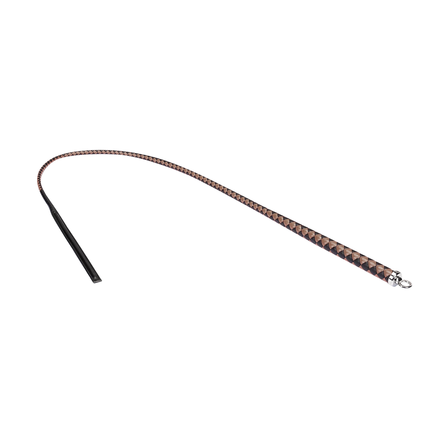 RISE - BDSM Zweep - Feather Wide Single Tail - Wijnrood/Zwart-Rimbastore.com