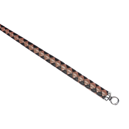 RISE - BDSM Zweep - Feather Wide Single Tail - Wijnrood/Zwart-Rimbastore.com